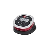 Weber iGrill 2 - intelligentes Fleischthermometer mit Bluetooth inkl. Fühler (4 Anschlüsse möglich), Kontrolle am Gerät & per Smartphone App, Magnethalterung am Gehäuse (7221)
